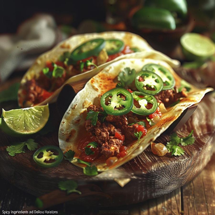 Image alt text: Discover renowned spicy taco recipes to satisfy your craving for spicy tacos.
