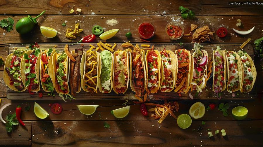 Alt text: "Illustration showcasing the importance of a diverse 'I love tacos' menu."