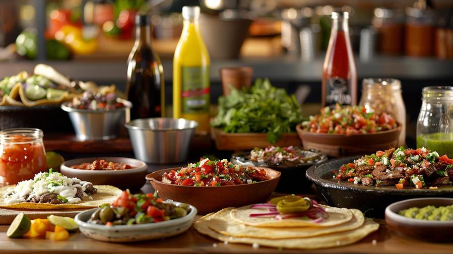 Image of diverse and delicious tacos el gordo menu items.