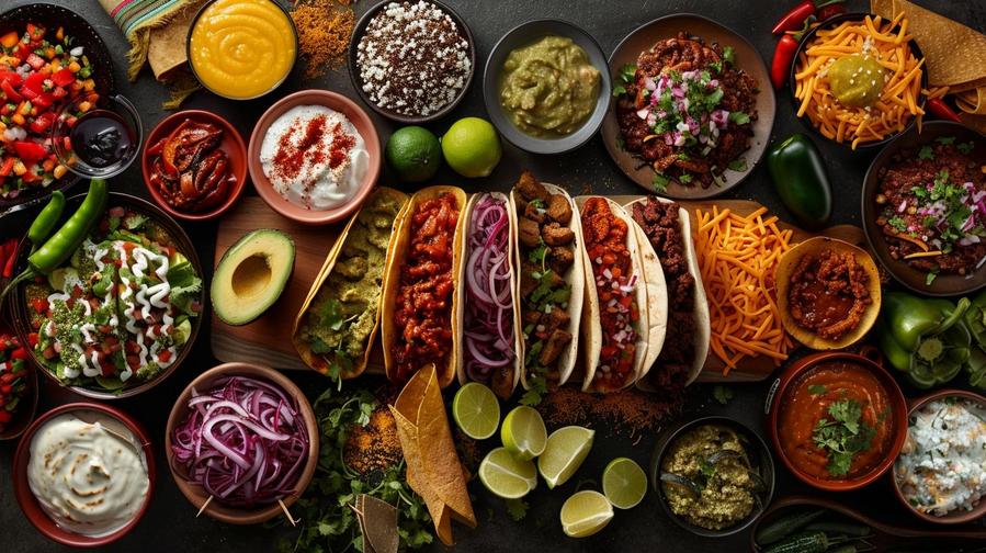 "Variations of Tacos el Norte menu across locations, highlighting unique flavors."