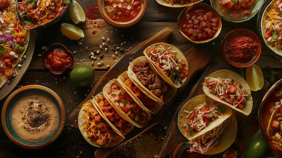 Image of a variety of delicious dishes from Pancho's Tacos menu.