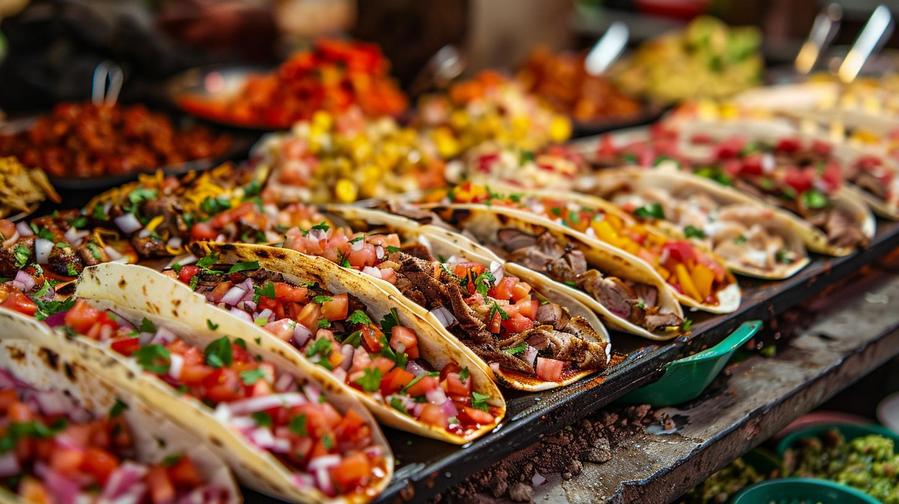 Image of the standout tacos at Tacos Matamoros, a popular food destination.