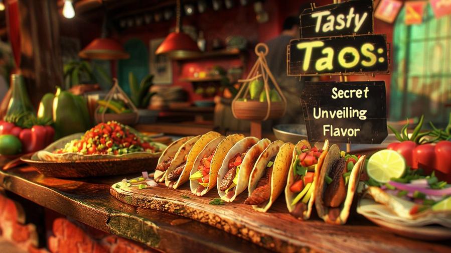 "Discover the secret behind delicious tacos - learn why they're called 'tasty tacos'!"