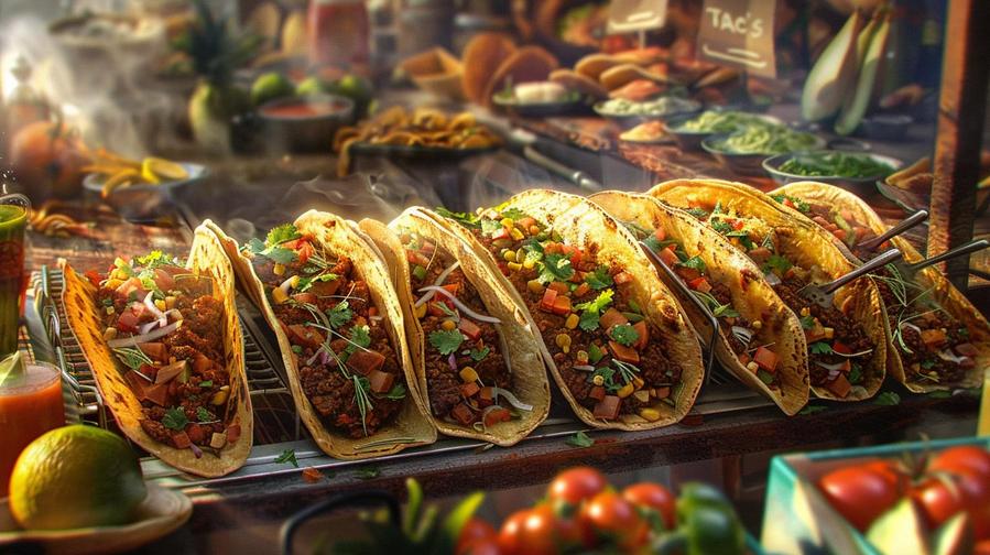 Alt text: Delicious tacos locos, the popular dishes at Tacos Locos restaurant.