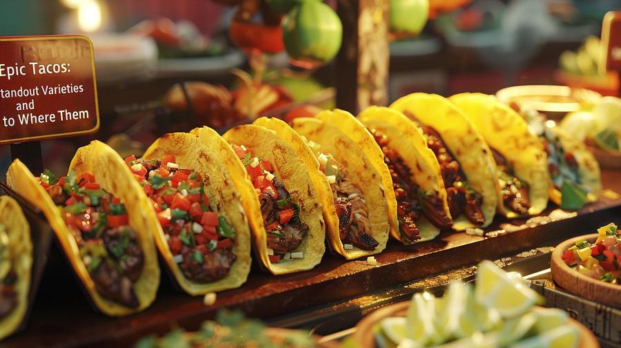 Alt text: A delicious spread of epic tacos from Agave & Rye restaurant.