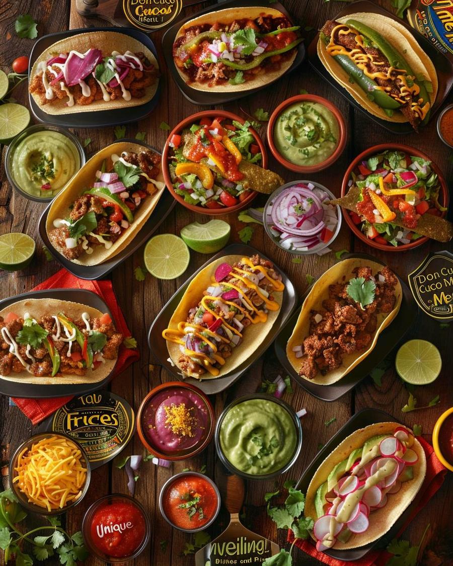 "Discover the flavorful variety of Tacos Don Cuco menu, including signature tacos!"