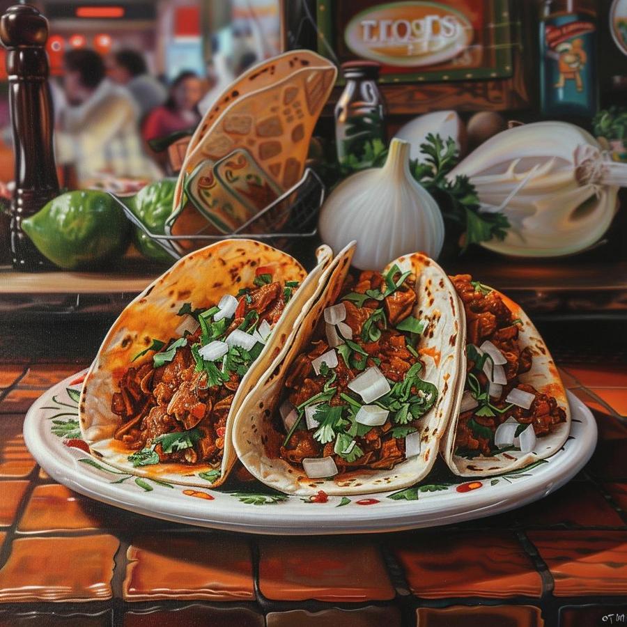 Image of various delicious tacos Lopez offerings, inviting customers to savor the flavors.