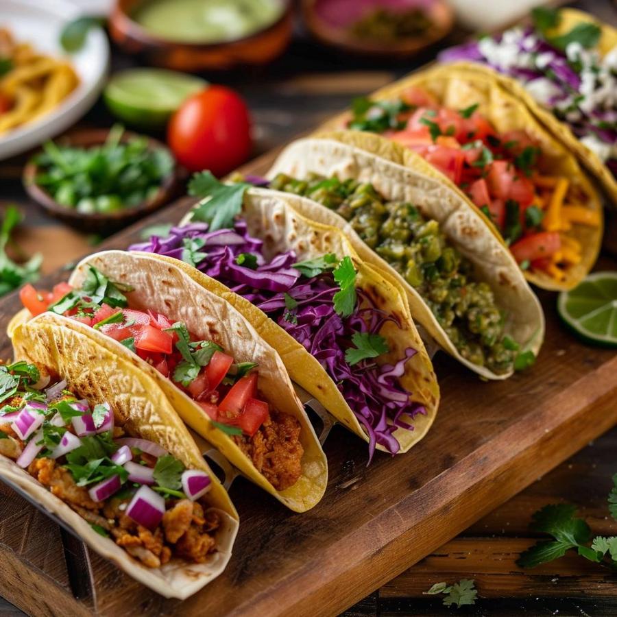 "Delicious empire tacos to savor, perfect for enjoying at home."
