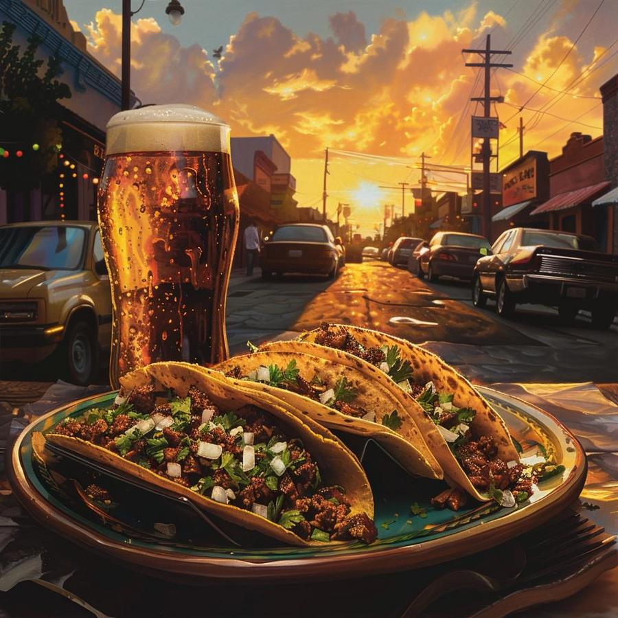 "Discovering top taco caterers for a vibrant community event with beer."