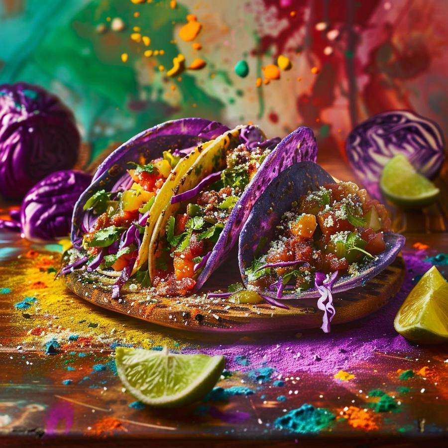 "Discover the ultimate location for trippy tacos in a whimsical setting."