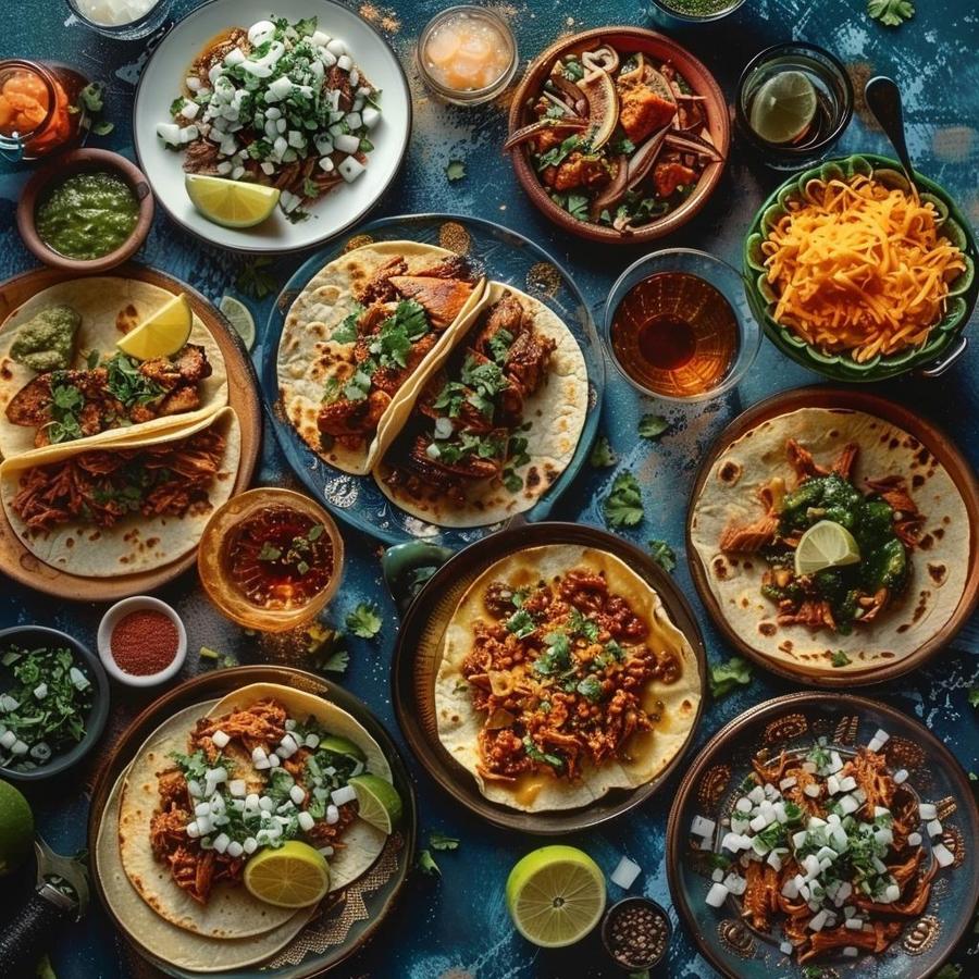 Image alt text: Exploring the tantalizing tacos and tequila menu, a perfect culinary duo.